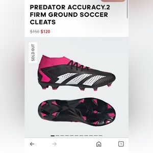Adidas PREDATOR ACCURACY.2 FIRM GROUND SOCCER CLEATS